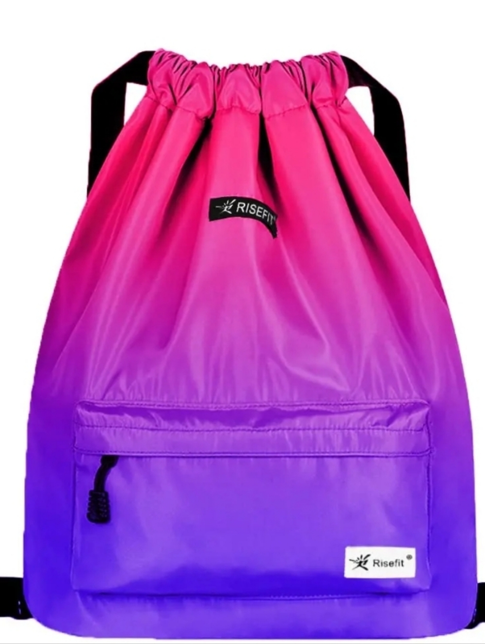 Risefit Waterproof Drawstring Gym Sackpack Sports Beach Backpack Travel Bag